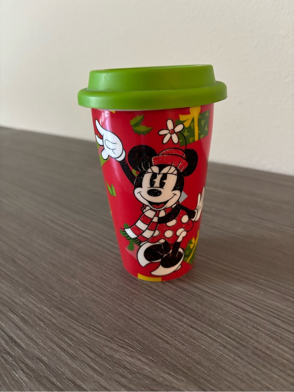 Disney Minnie Mouse Red Travel Cup with Silicone Lid